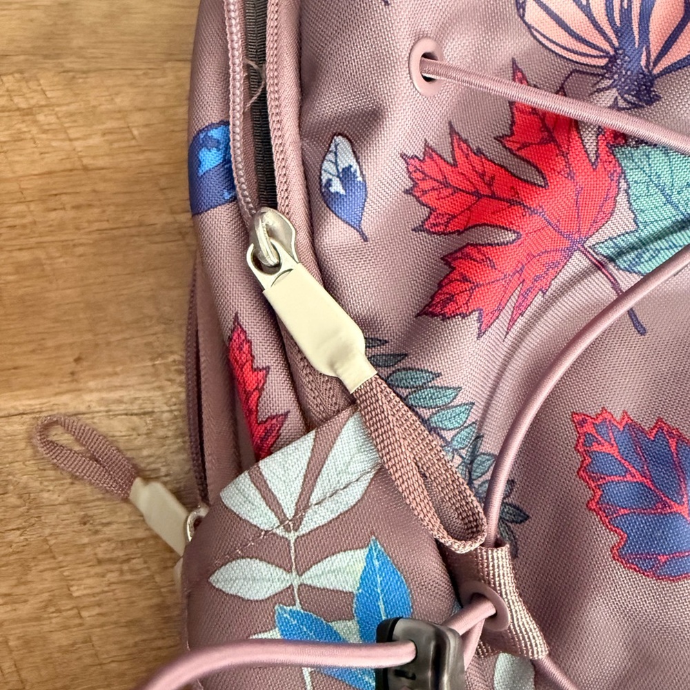 The North Face Mauve Floral & Butterfly Backpack - Picture 10 of 12